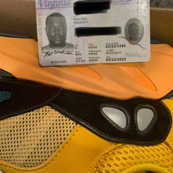 Sun Yellow Yeezy 700